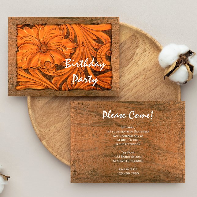 Invitación Partido del Cumpleaños de la Barcaza de Caballo Oc (Subido por el creador)