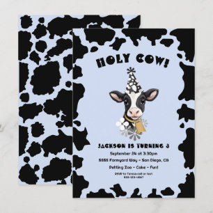 Invitación Partido del Cumpleaños de la Vaca Santa