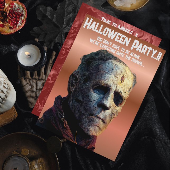 Invitación Partido Frankenstein Halloween (Frankenstein Halloween Party Invitation)