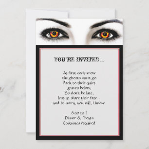 Invitación Partido Halloween de Brujas