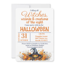 Partido Halloween de brujas y magos