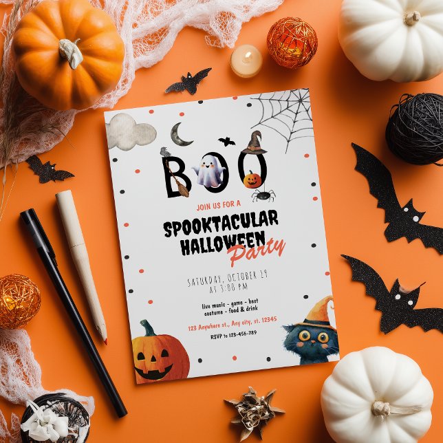 Invitación Partido Halloween de Calabaza de Disfraces (Subido por el creador)