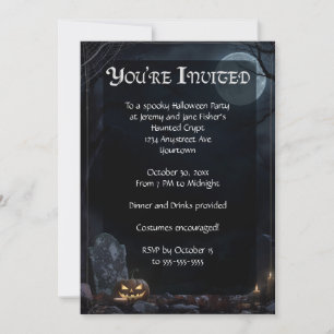 Invitación Partido Halloween de Darveyard