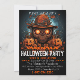 Invitación Partido Halloween Spooktacular