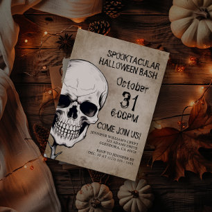 Invitación Partido Halloween Spooktacular