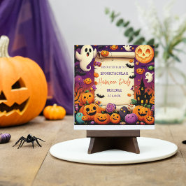 Invitación Partido Halloween Spooktacular