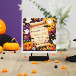 Invitación Partido Halloween Spooktacular