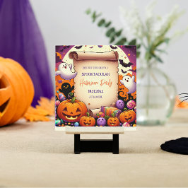 Invitación Partido Halloween Spooktacular