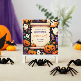 Invitación Partido Halloween Spooktacular