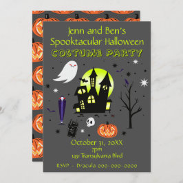 Invitación Partido Halloween Spooktacular
