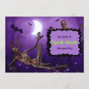 Invitación Partido Halloween Spooktacular