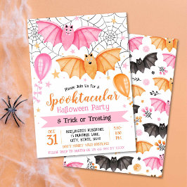 Invitación Partido Halloween Spooktacular y truco o tratamien