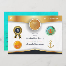 Invitación Partido Nautical Virtual Graduation