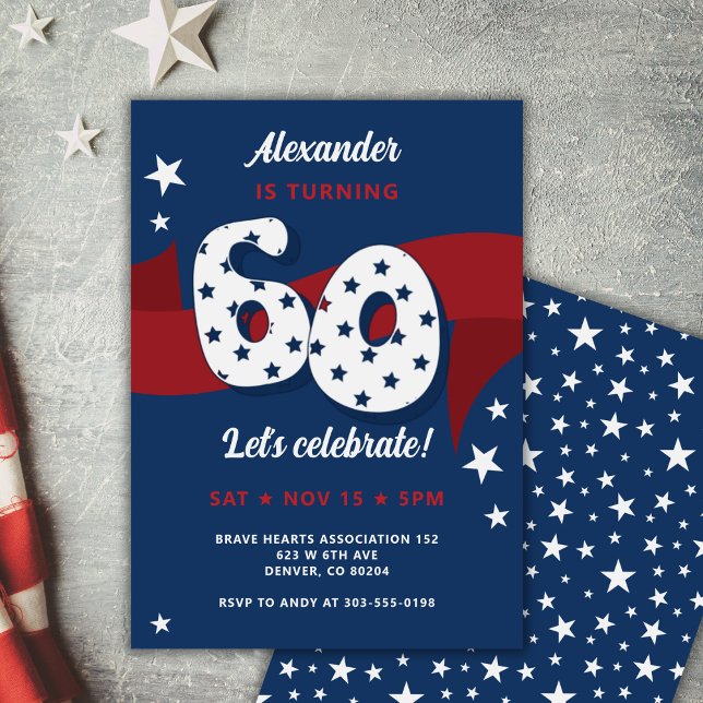 Invitación Partido Patriótico 60 por el Cumpleaños Estrellas  (Subido por el creador)