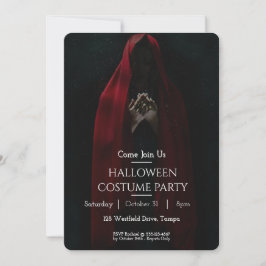 Invitación Partido personalizado Halloween invita a mujer Nun
