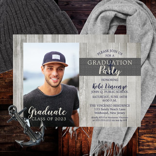 Invitación Partido Rústico de Graduación de Fotografías Náuti (Subido por el creador)