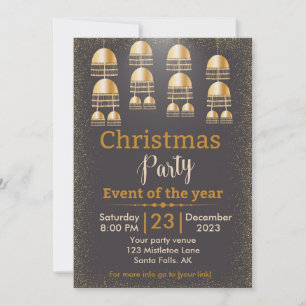 Invitación Partido temático corporativo oriental de navidades
