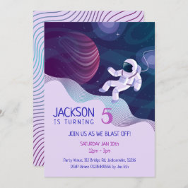 Invitación Partido temático de los exploradores del espacio u