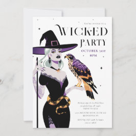Invitación Partido Witch Halloween
