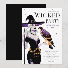 Invitación Partido Witch Halloween