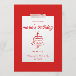 Invitación Party Pop! Editable Birthday Invitation – Fun & Co