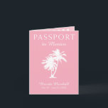 Invitación Pasaporte rosado del 21ro cumpleaños de México<br><div class="desc">¡Una 21ra sorpresa del regalo de cumpleaños de la diversión! ¡Usted necesita una manera de la diversión de dar un viaje como regalo! Envíe un pasaporte con toda la información. He incluido dos fotos que adquirí vacaciones tenía así que usted puede guardar esas fotos o añadir sus los propios. Los...</div>