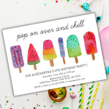 Pasar Y Chill Popsicle Birday Party