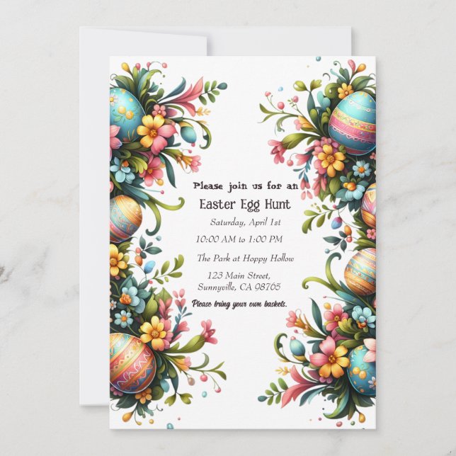 Invitación Pascua (Anverso)