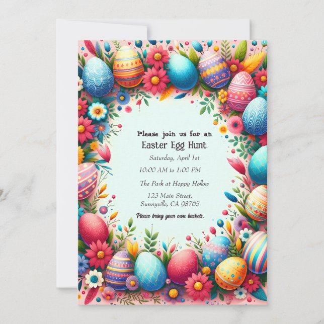 Invitación Pascua (Anverso)