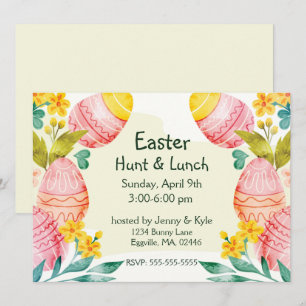 Invitación Pascua de Pascua de Pascua