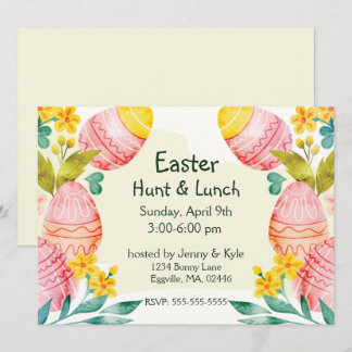 Invitación Pascua de Pascua de Pascua