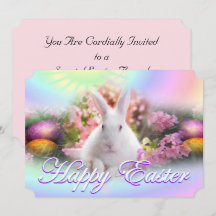 Pascua feliz con el conejito