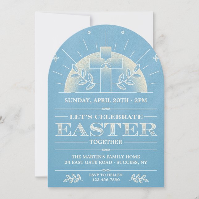 Invitación Pascua juntos (Anverso)