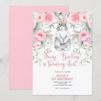 Pascua, primavera, primer invitado Chica, un conej