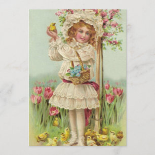 Invitación Pascua Vintage