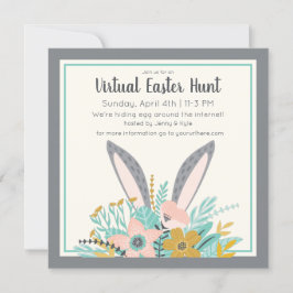 Invitación Pascua virtual de Bunny Ears