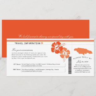 Invitación Pase de Abordar de Hibiscus Jamaica   Alojamiento