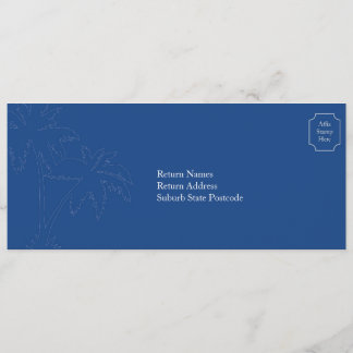 Invitación Pase de embarque RSVP de la boda de Bali