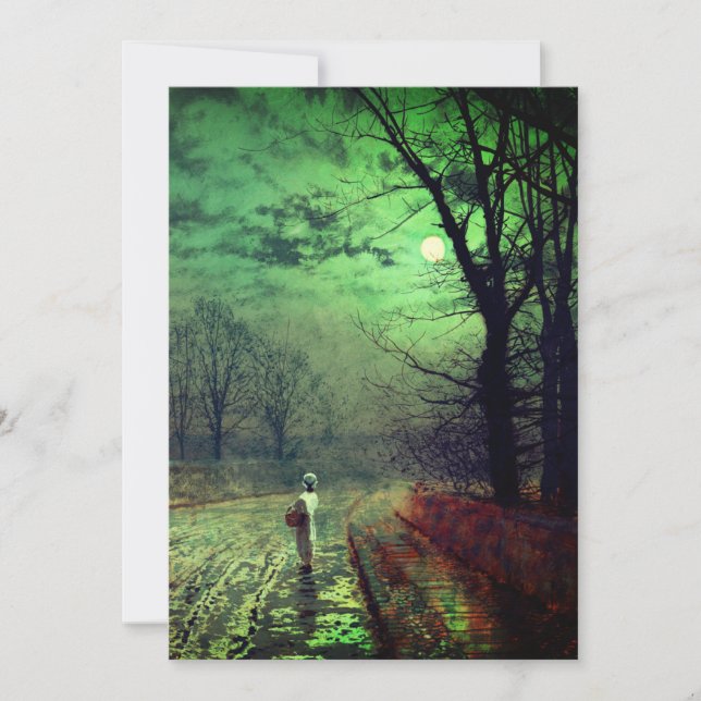 Invitación Paseo a la luz de la luna  (Anverso)