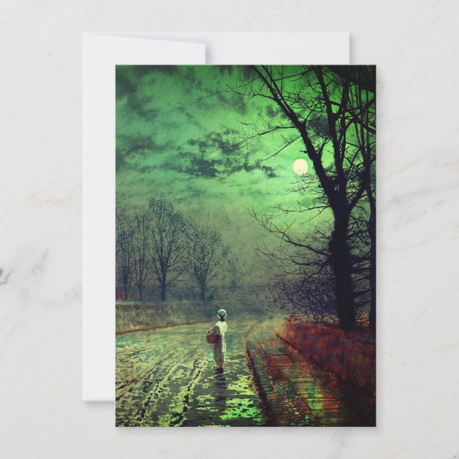 Invitación Paseo a la luz de la luna  (Anverso)