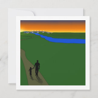 Invitación Paseo Por La Noche De Padre Y Niño