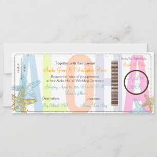 Invitación Pases de embarque de PixDezines+Invitaciones de bo