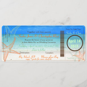 Invitación Pases de embarque de PixDezines+Invitaciones de bo