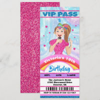 Pases VIP de cantante pop Star
