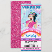 Pases VIP de cantante pop Star