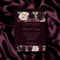 Pasión amorosa | Dramática Garland Rosa de vino pú