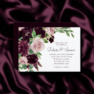 Invitación Pasiones amorosas Dramático Bouquet de Rosas de