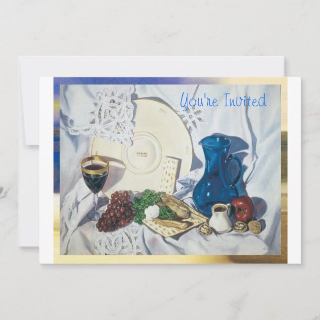 Invitación Passover Seder (Anverso)