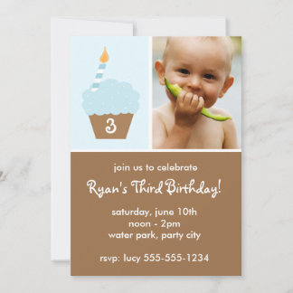 Invitación Pastel azul