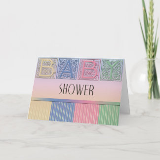 Invitación Pastel Baby Shower